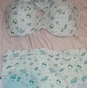 Pastel Pink High Wasited Bikini- BOTTOMS ONLY